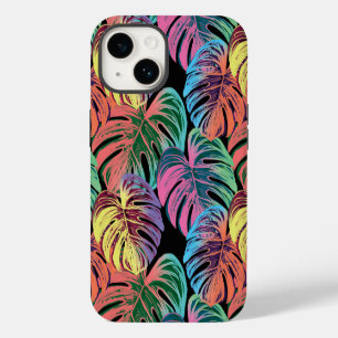 Colourful Tropical Leaves iPhone 14 Case