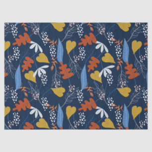 Colourful tropical leaves pattern tissue paper