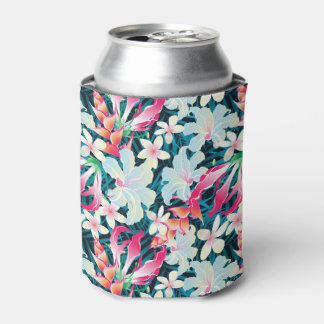 Colourful Tropical Pattern Can Cooler