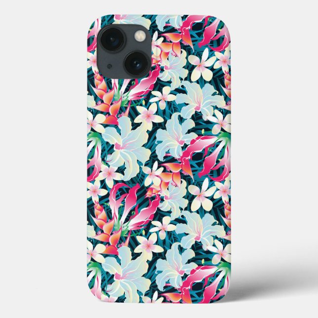 Colourful Tropical Pattern Case-Mate iPhone Case (Back)