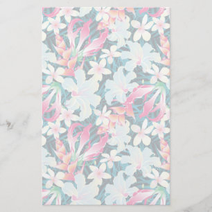 Colourful Tropical Pattern Stationery