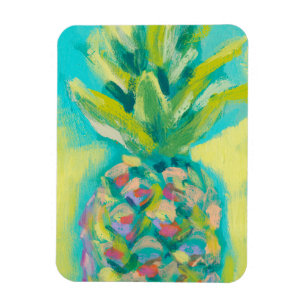 Colourful Tropical Pineapple Magnet