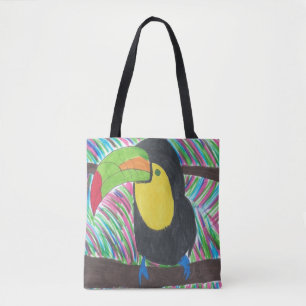 Colourful Tropical Toucan Tote Bag