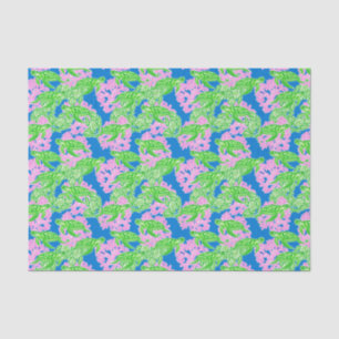 Colourful Tropical Turtles Pattern Tissue Paper