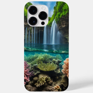 Colourful tropical waterfall Case-Mate iPhone 14 pro max case