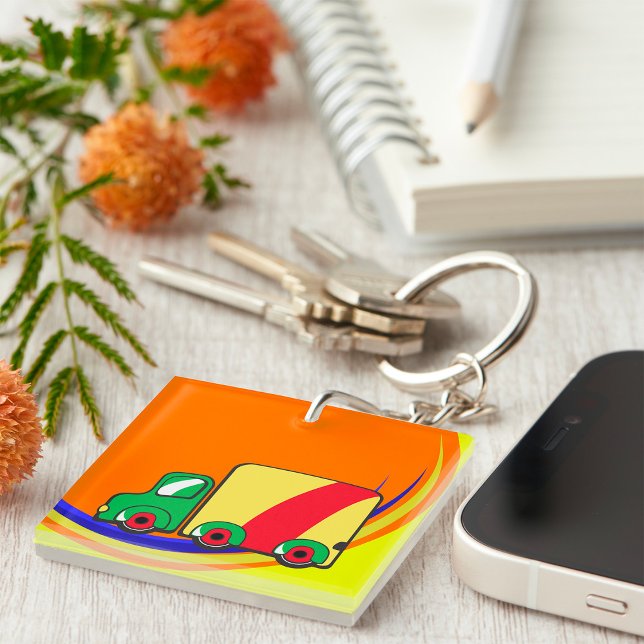 Colourful Truck Key Ring (Creator Uploaded)