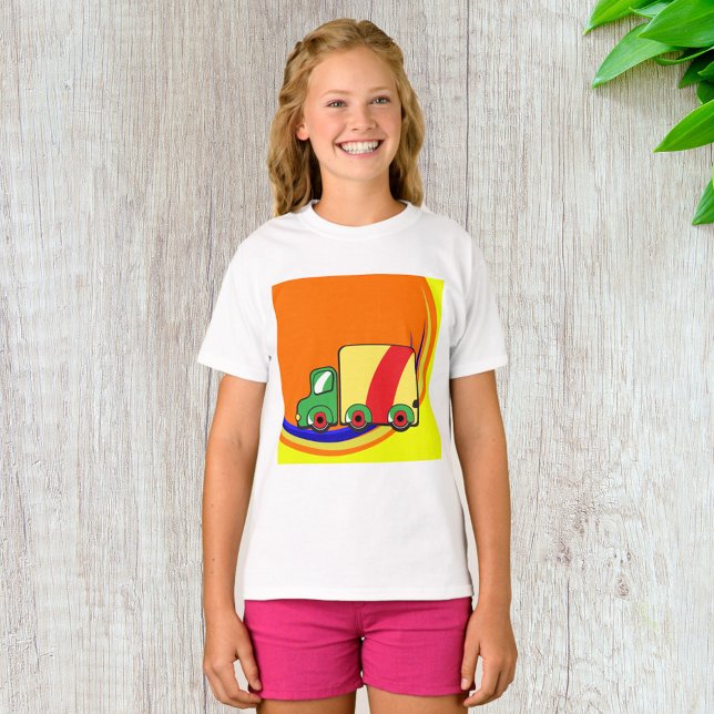 Colourful Truck T-Shirt (Creator Uploaded)