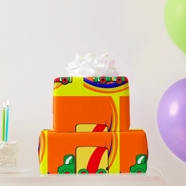 Colourful Truck Wrapping Paper (Creator Uploaded)