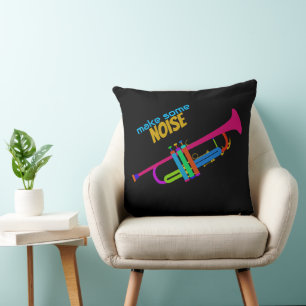 Colourful Trumpet Cushion