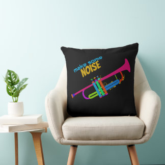 Colourful Trumpet Cushion