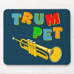 Colourful Trumpet Mouse Mat