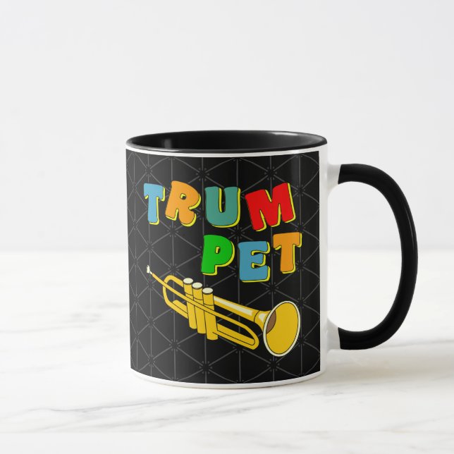 Colourful Trumpet Mug (Right)
