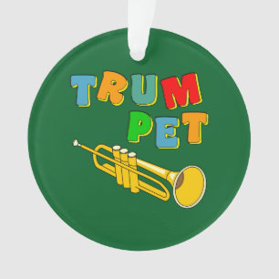 Colourful Trumpet Ornament