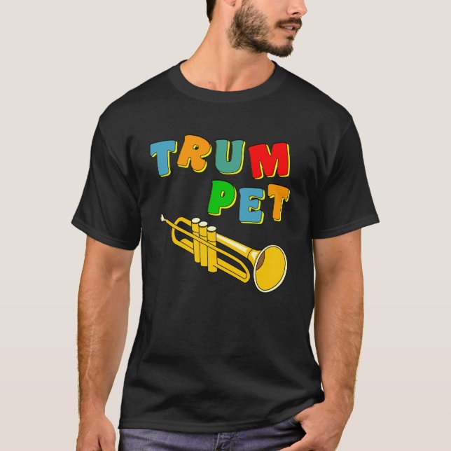 Colourful Trumpet T-Shirt (Front)