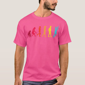Colourful Trumpeter Music Marching Band Evolution  T-Shirt