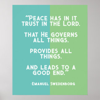 Colourful Trust in the Lord Poster