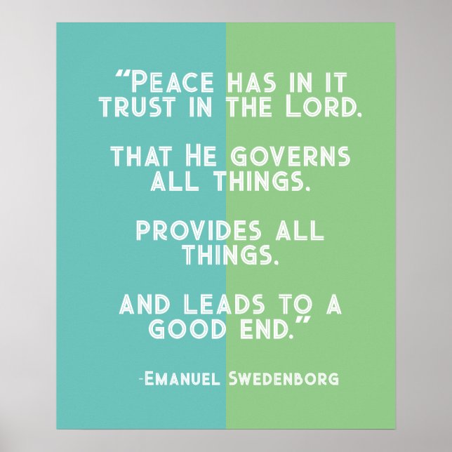 Colourful Trust in the Lord Poster (Front)