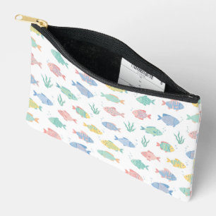 Colourful Tulimet Tropical Fish Pattern Accessory Pouch