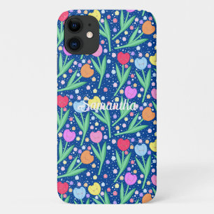 Colourful Tulip Flowers iPhone 11 Case