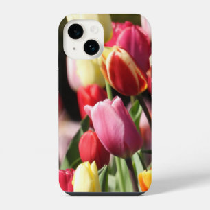 Colourful Tulip Garden iPhone 14 Case