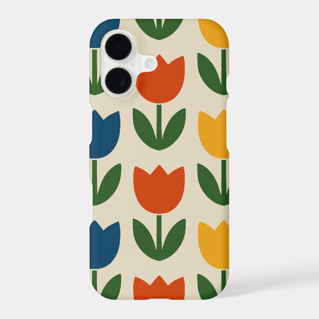 Colourful Tulip Pattern (Back)