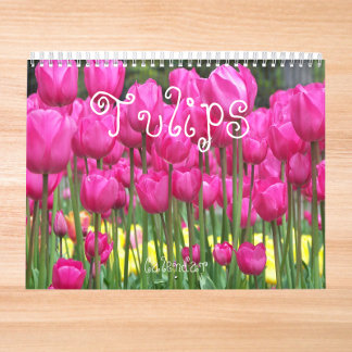 Colourful Tulips Floral Photographic Calendar