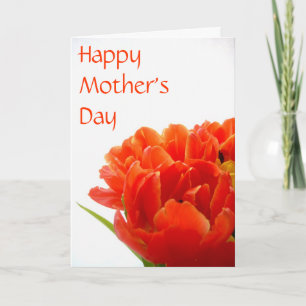 Colourful Tulips Mother's Day Card