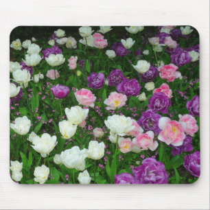 Colourful Tulips Mouse Mat