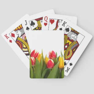 Colourful Tulips Playing Cards