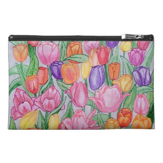 Colourful Tulips Travel Accessory bag