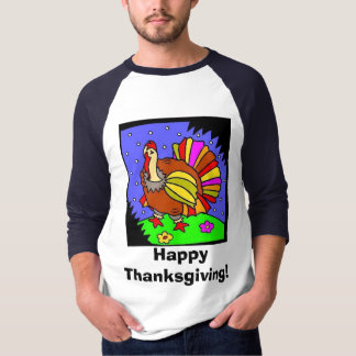 colourful turkey, Happy Thanksgiving! T-Shirt