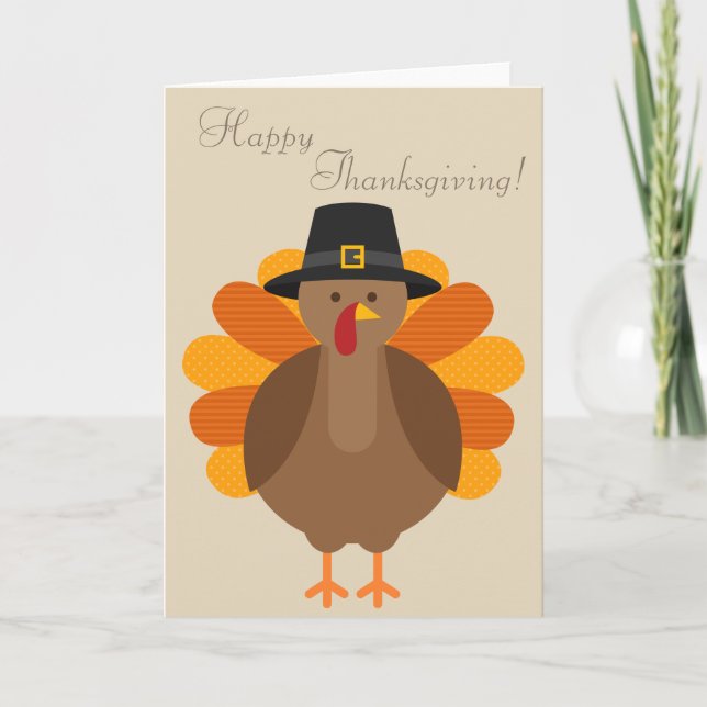 Colourful Turkey | Thanksgiving Cards (Front)