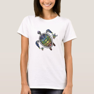 Colourful Turtle Chakras T-Shirt