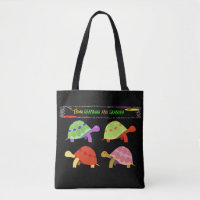 Colourful Turtle Design from GrandparentsTote