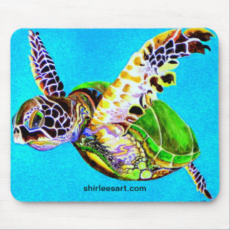 colourful turtle mousepad
