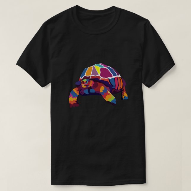 Colourful Turtle T-Shirt (Design Front)