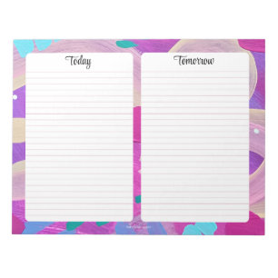 Colourful Two Column To Do List for Her Notepad