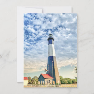 Colourful Tybee Lighthouse Souvenir Note Card