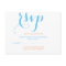 Colourful typography RSVP cards