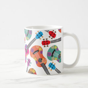 Colourful Ukeleles Coffee Mug