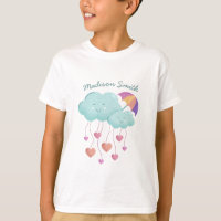 Colourful Umbrella with Cute Clouds