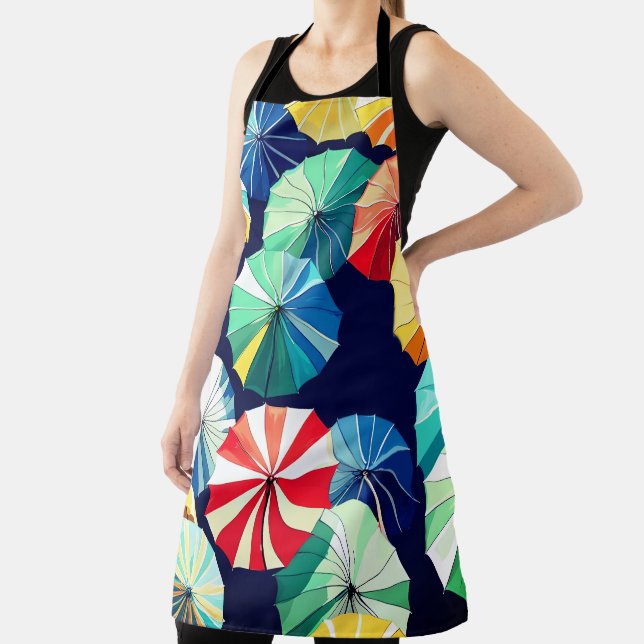 Colourful Umbrellas  Apron (Insitu)
