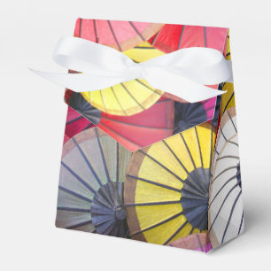 Colourful Umbrellas Favour Box