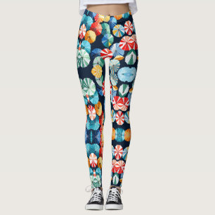 Colourful Umbrellas Leggings