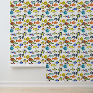 Colourful Under the Sea Fishes Wallpaper
