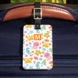Colourful Under the Sea Kids Travel Luggage Tag