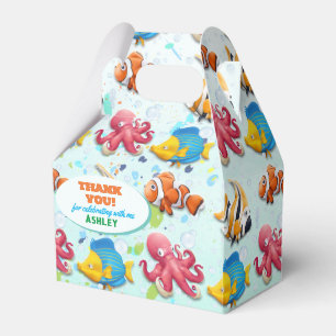 Colourful Under the Sea Preschool Birthday Favour Box
