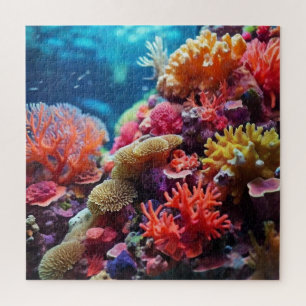 Colourful Underwater Coral Jigsaw Puzzle