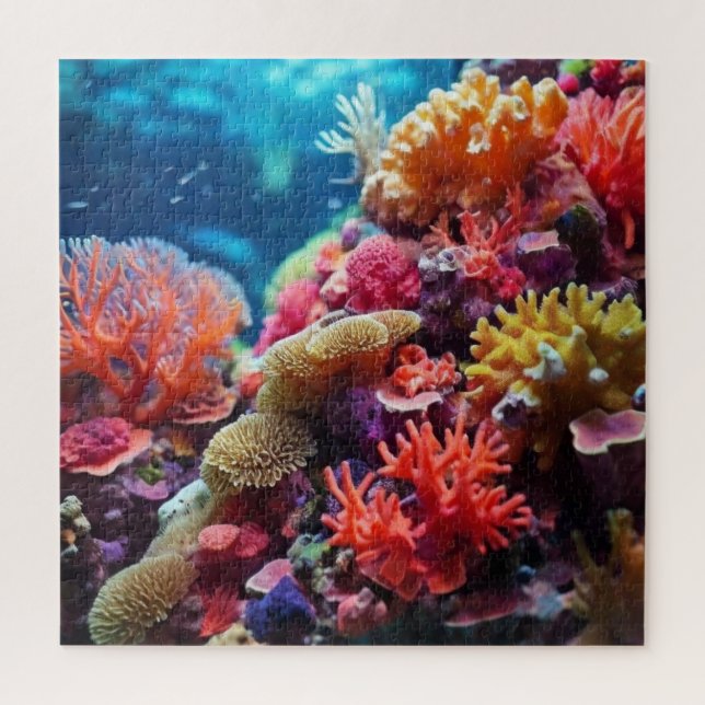 Colourful Underwater Coral Jigsaw Puzzle (Vertical)