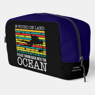 Colourful Underwater Exploration With Scuba Diver Dopp Kit